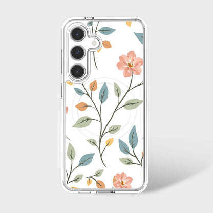 Samsung Galaxy S25 Easter Floral Clear Case