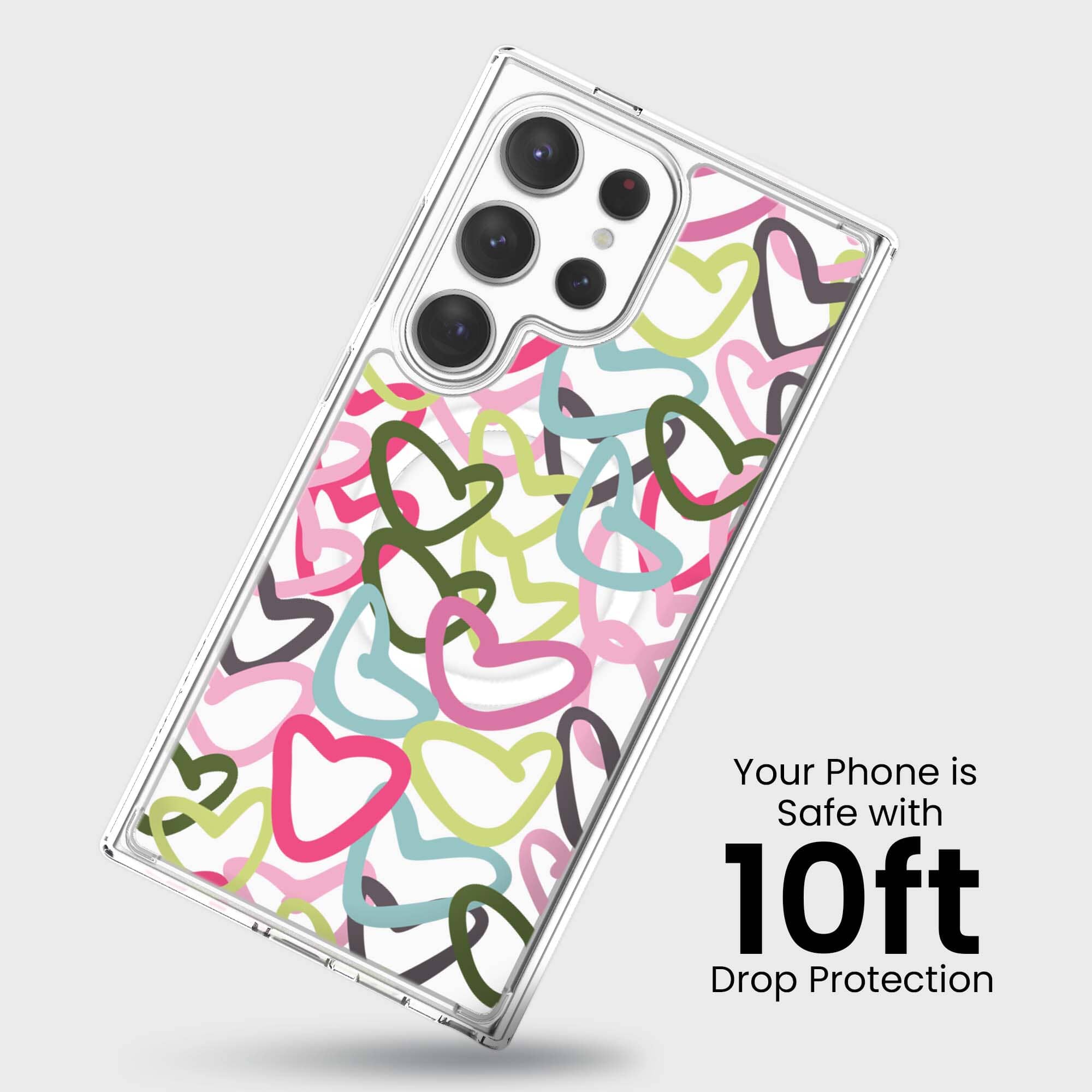 Samsung Galaxy S24 Ultra Clear Case - Graffiti Design