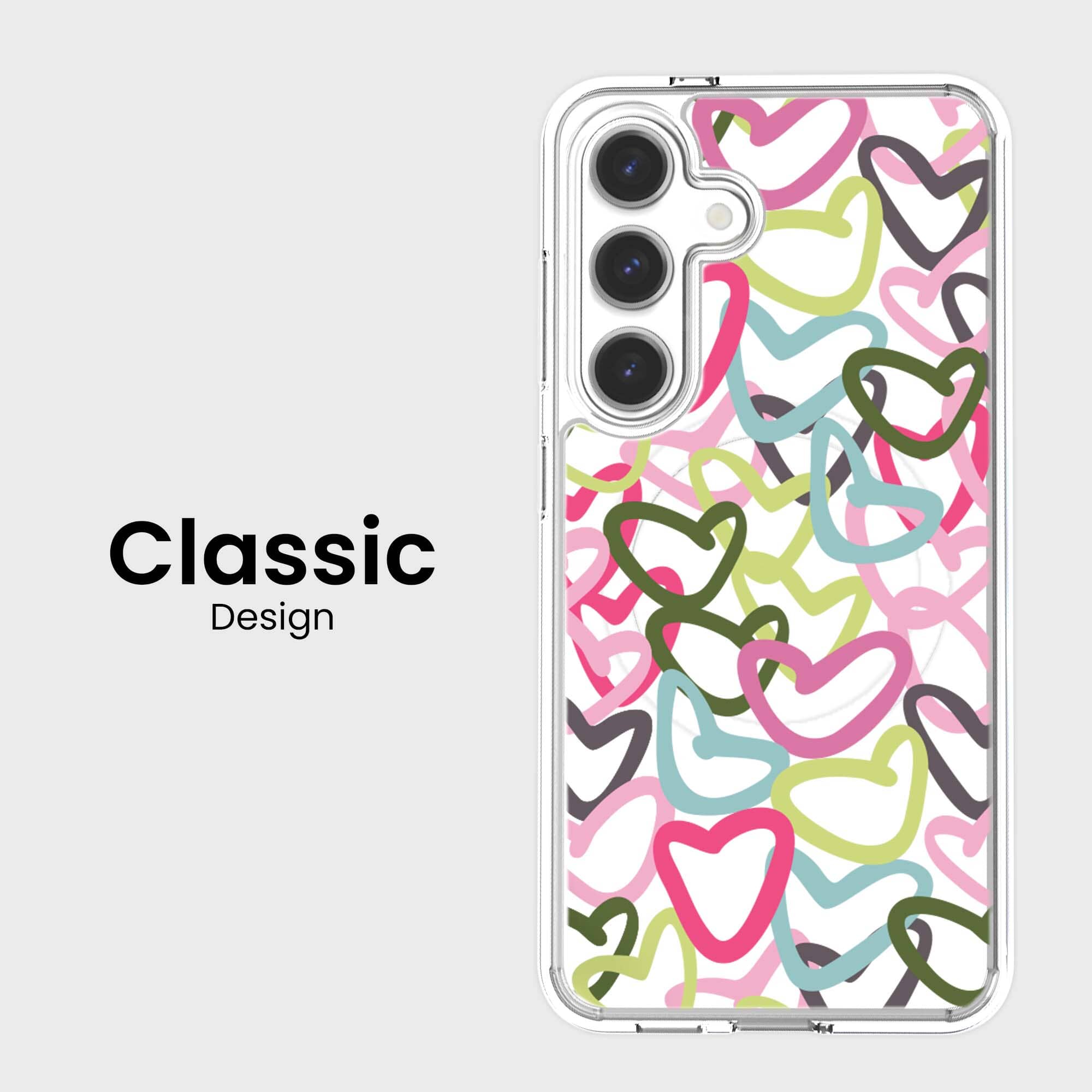Samsung Galaxy S25 Clear Case - Graffiti Design