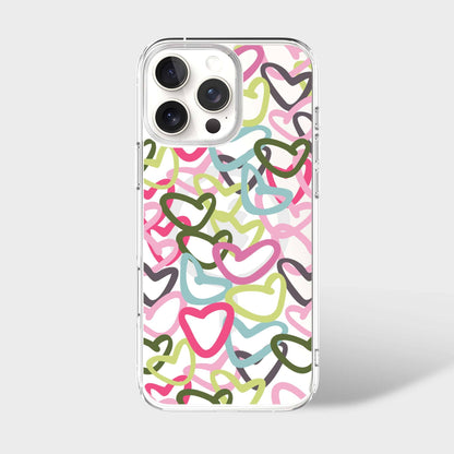 iPhone 16 Pro Max Clear Case - Graffiti Design