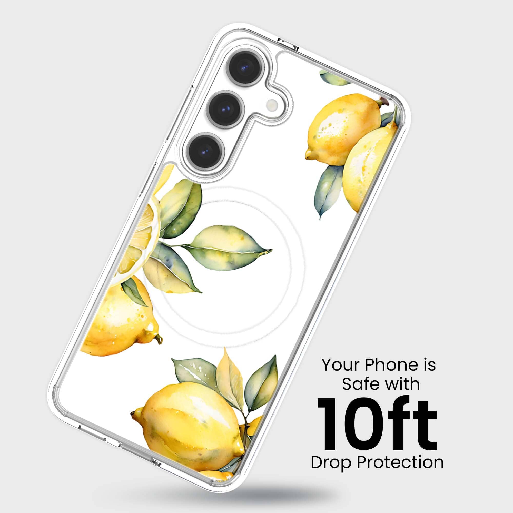 Samsung Galaxy S25 Lemons Clear Case