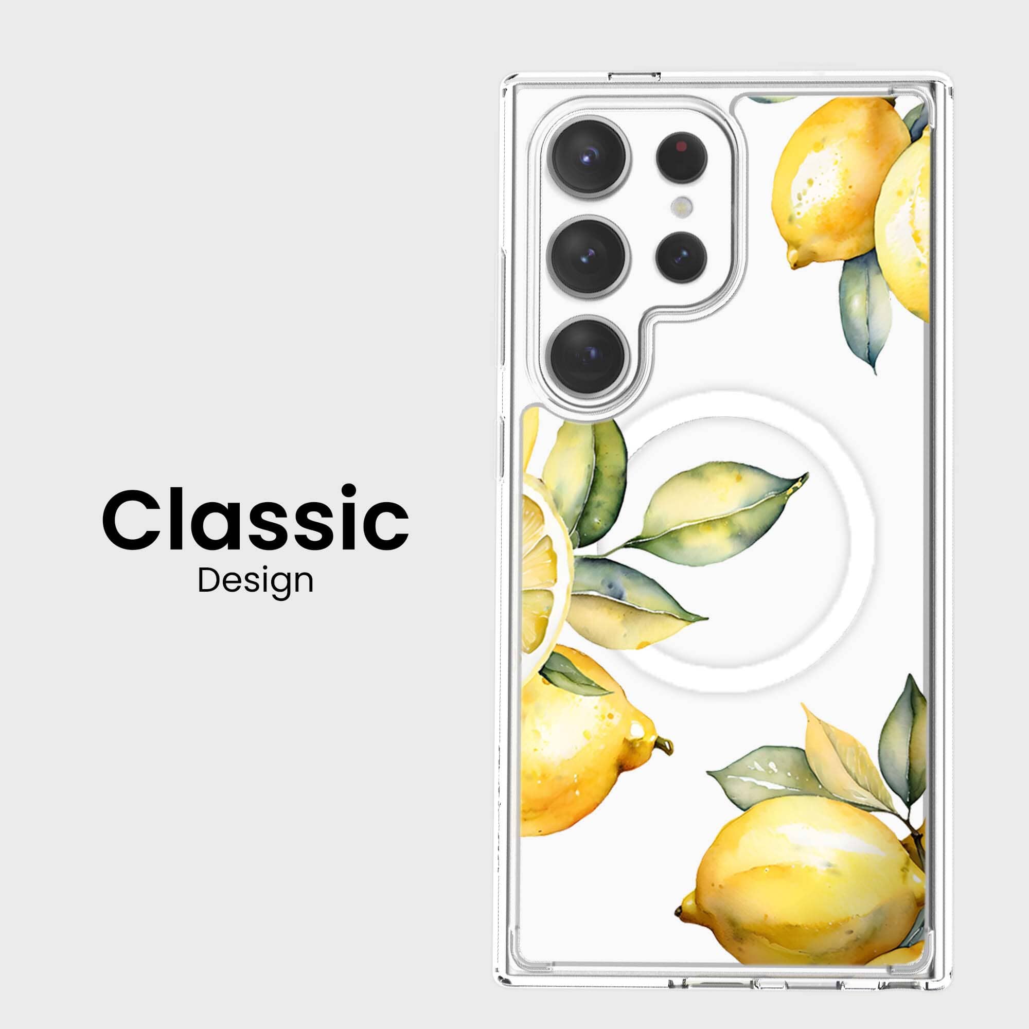Samsung Galaxy S25 Ultra Lemons Clear Case
