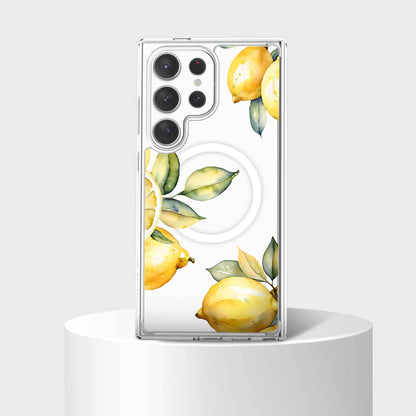 Samsung Galaxy S25 Ultra Lemons Clear Case