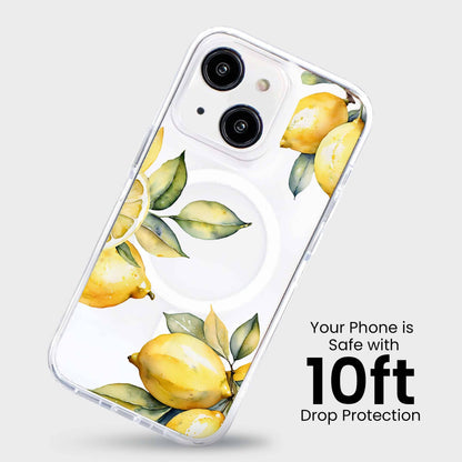 MagSafe iPhone 16e Lemons Clear Case