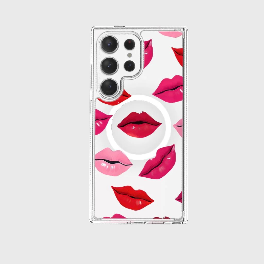 Samsung Galaxy S24 Ultra Lips Design Clear Case