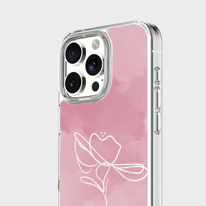 iPhone 16 Pro Max Case With MagSafe - Pink Flower