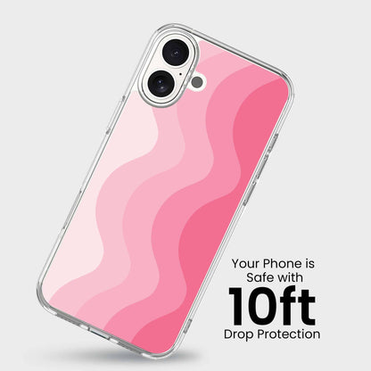 MagSafe iPhone 16 Pink Wave Case
