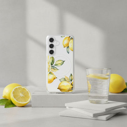 Samsung Galaxy S25 Lemons Clear Case