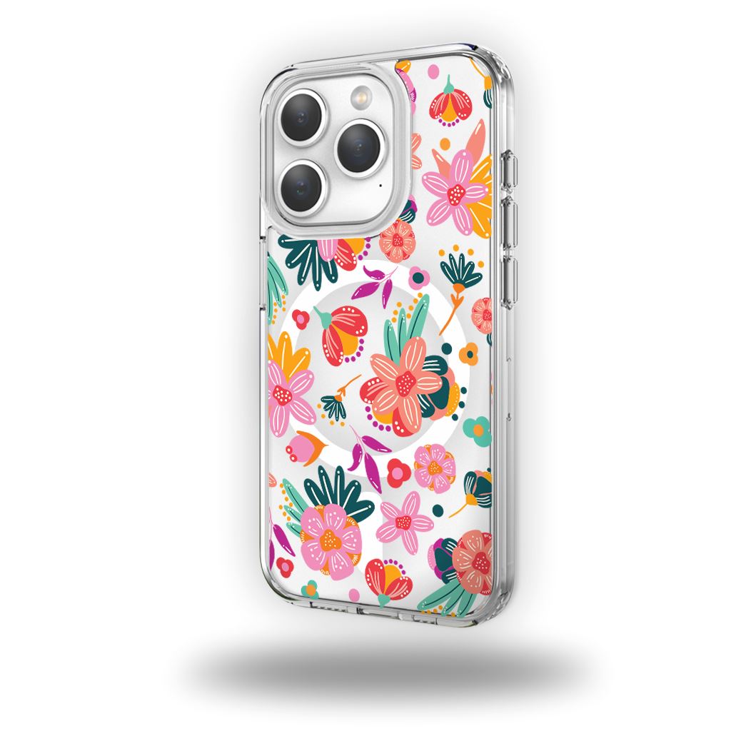 iPhone 15 Pro Case With MagSafe - Spring Flower