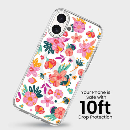 iPhone 16 Case With MagSafe - Spring Flower