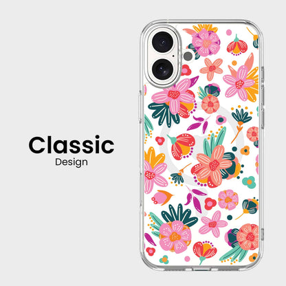 iPhone 16 Case With MagSafe - Spring Flower