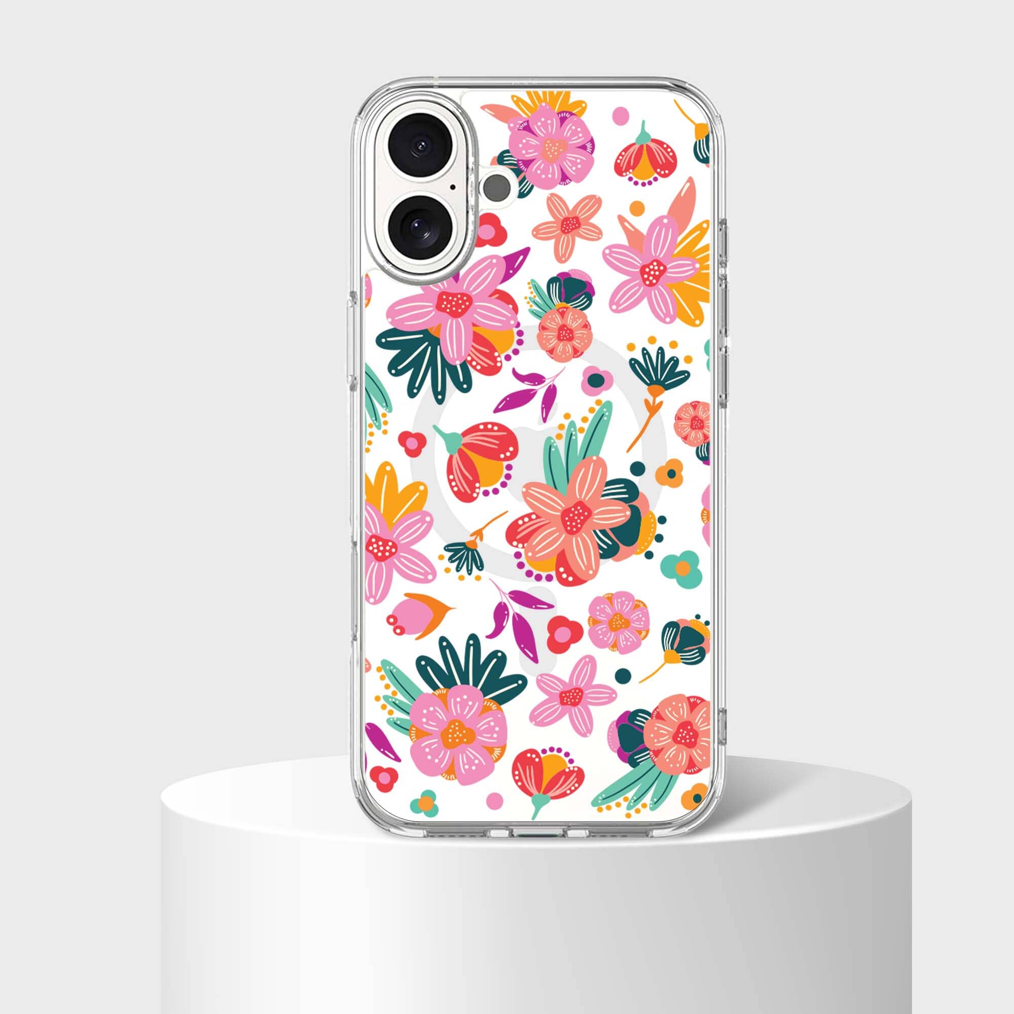 iPhone 16 Case With MagSafe - Spring Flower