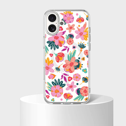 iPhone 16 Case With MagSafe - Spring Flower