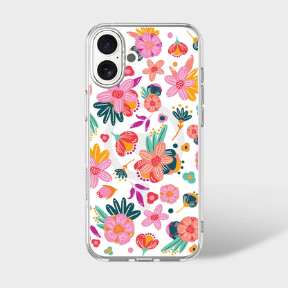 iPhone 16 Case With MagSafe - Spring Flower