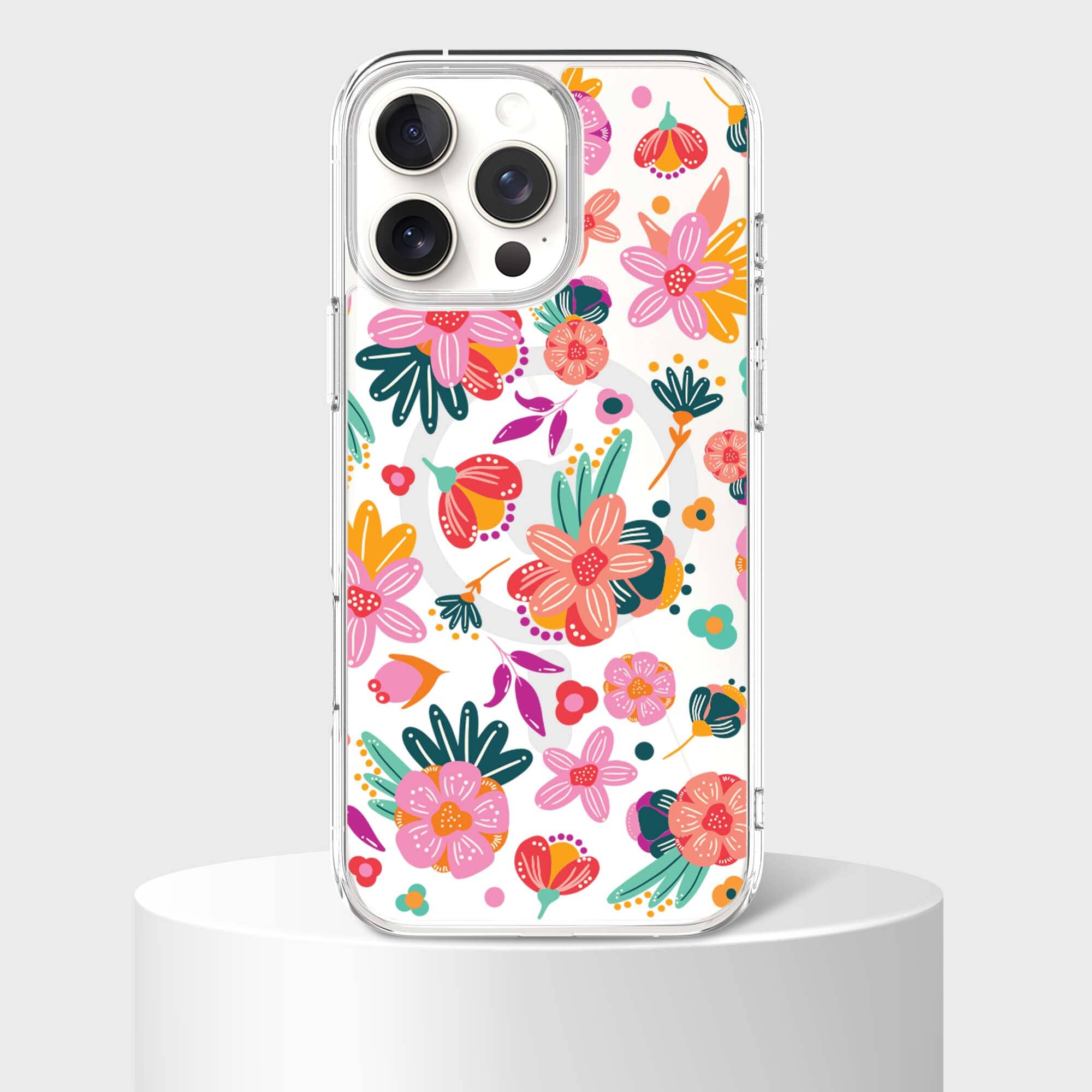 iPhone 16 Pro Case With MagSafe - Spring Flower