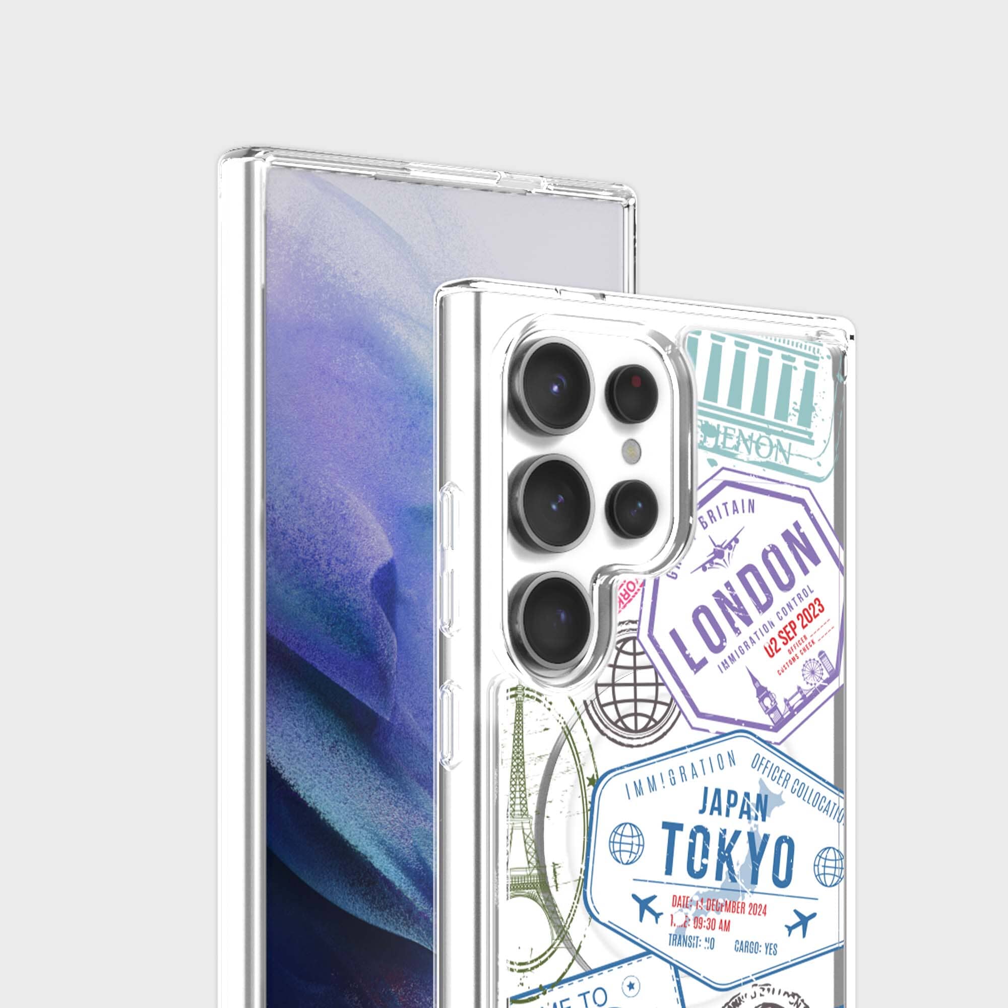 Samsung Galaxy S24 Ultra Clear Case - Study Abroad