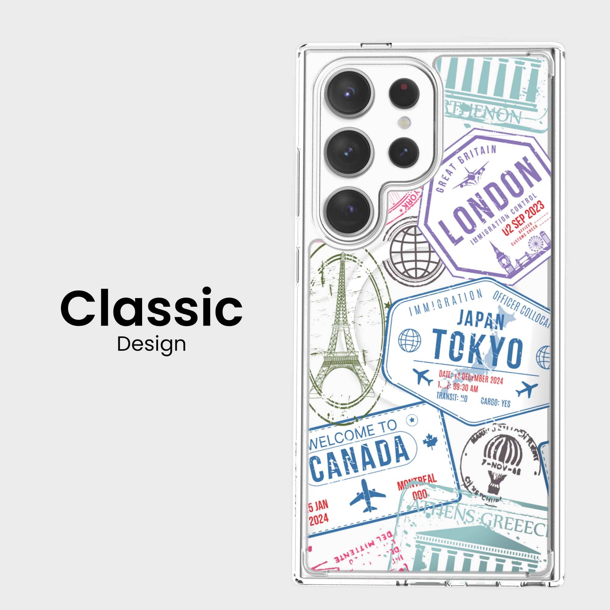 Samsung Galaxy S24 Ultra Clear Case - Study Abroad
