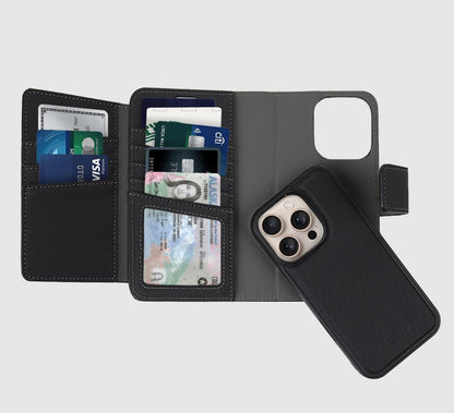 iPhone 16 Pro Leather Wallet Case With MagSafe - Sunset Blvd