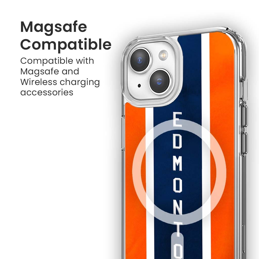 MagSafe iPhone 15 Edmonton Design Clear Case