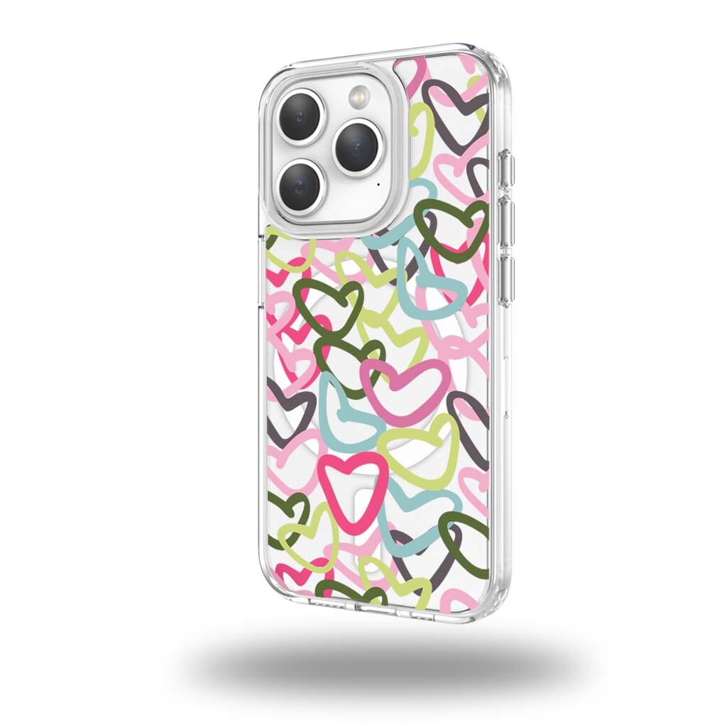 iPhone 15 Pro Max Clear Case - Graffiti Design