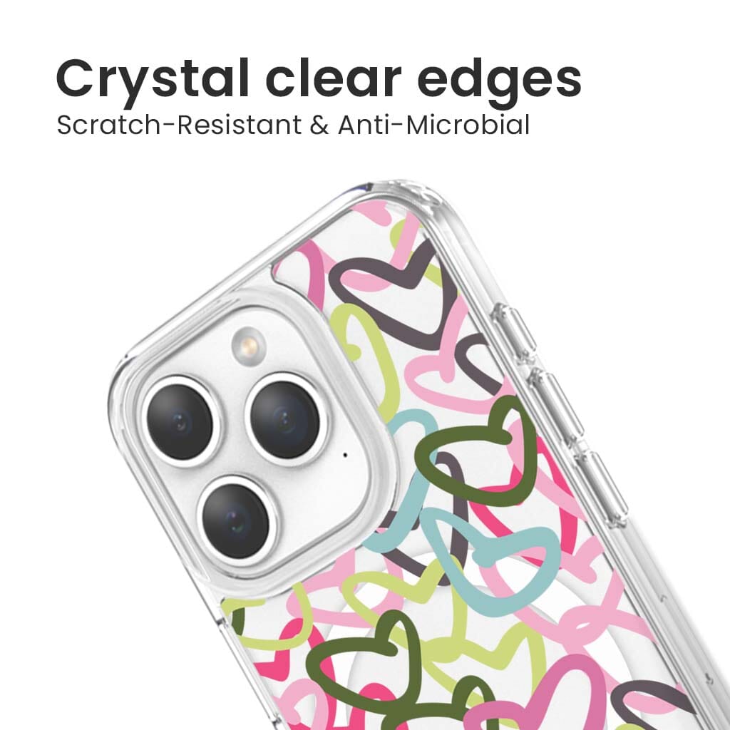 iPhone 15 Pro Max Clear Case - Graffiti Design