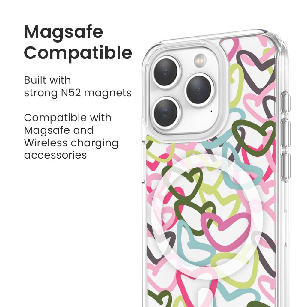 iPhone 15 Pro Max Clear Case - Graffiti Design