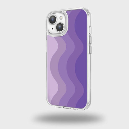 iPhone 16e Case With MagSafe - Purple Wave