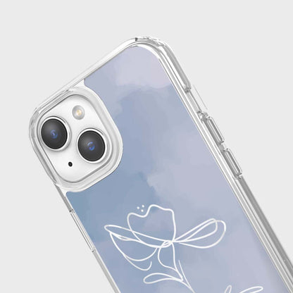 MagSafe iPhone 13 Blue Flower Case