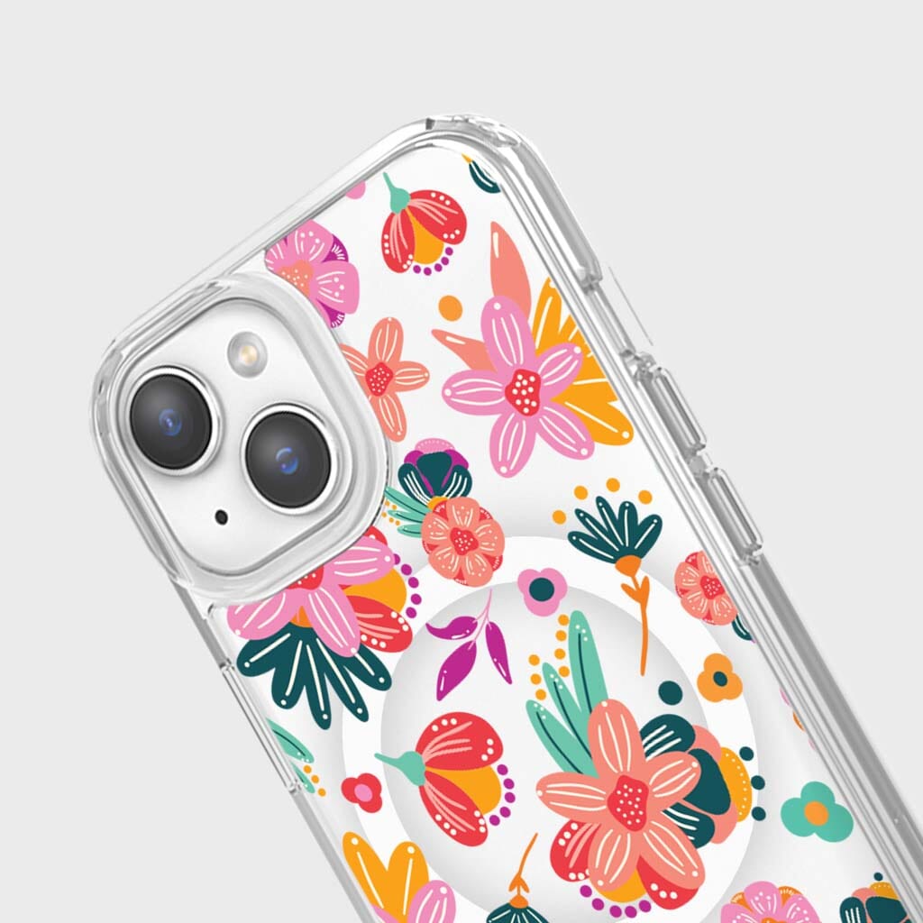 iPhone 15 Case With MagSafe - Spring Flower