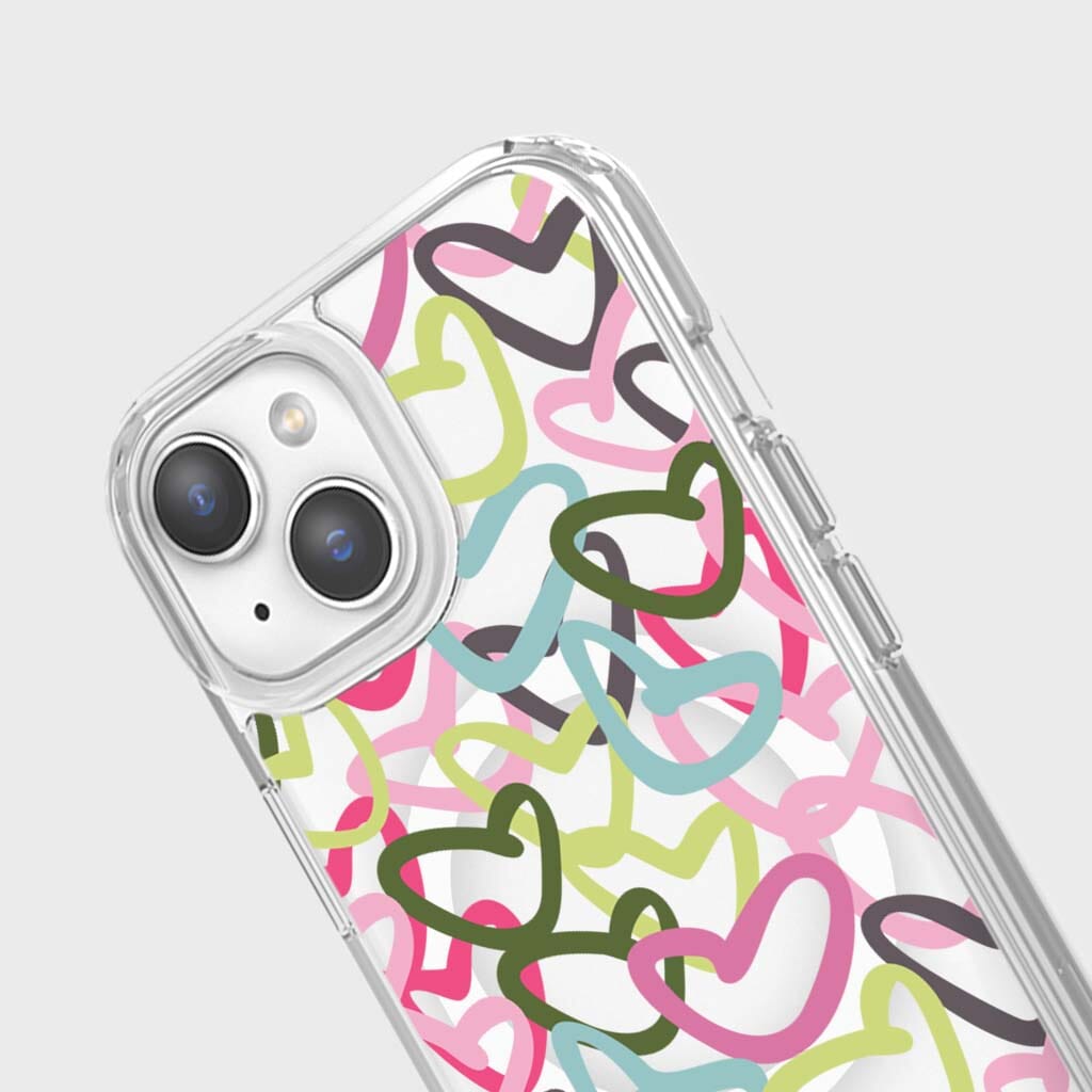 iPhone 14 Clear Case - Graffiti Design