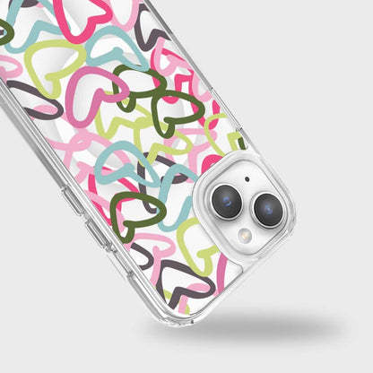 iPhone 14 Clear Case - Graffiti Design