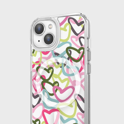 iPhone 14 Clear Case - Graffiti Design