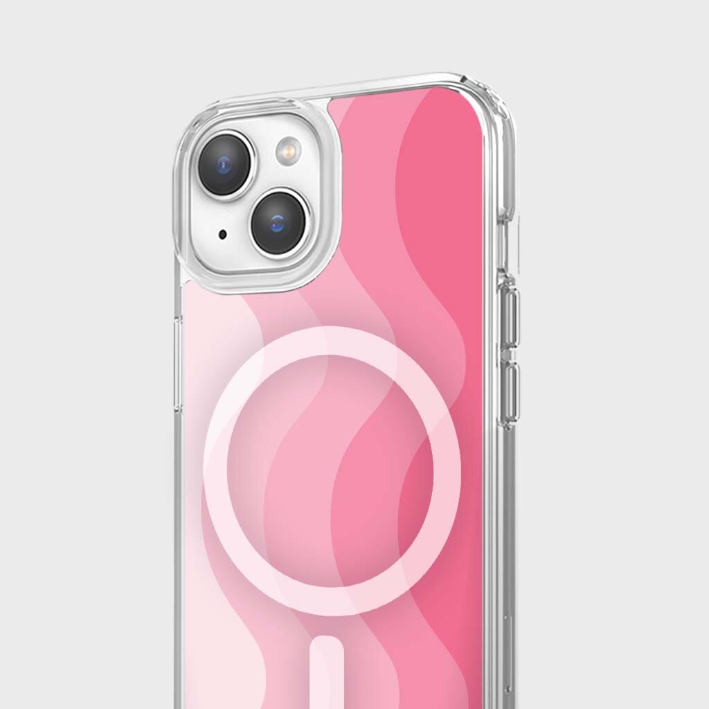 MagSafe iPhone 14 Pink Wave Case