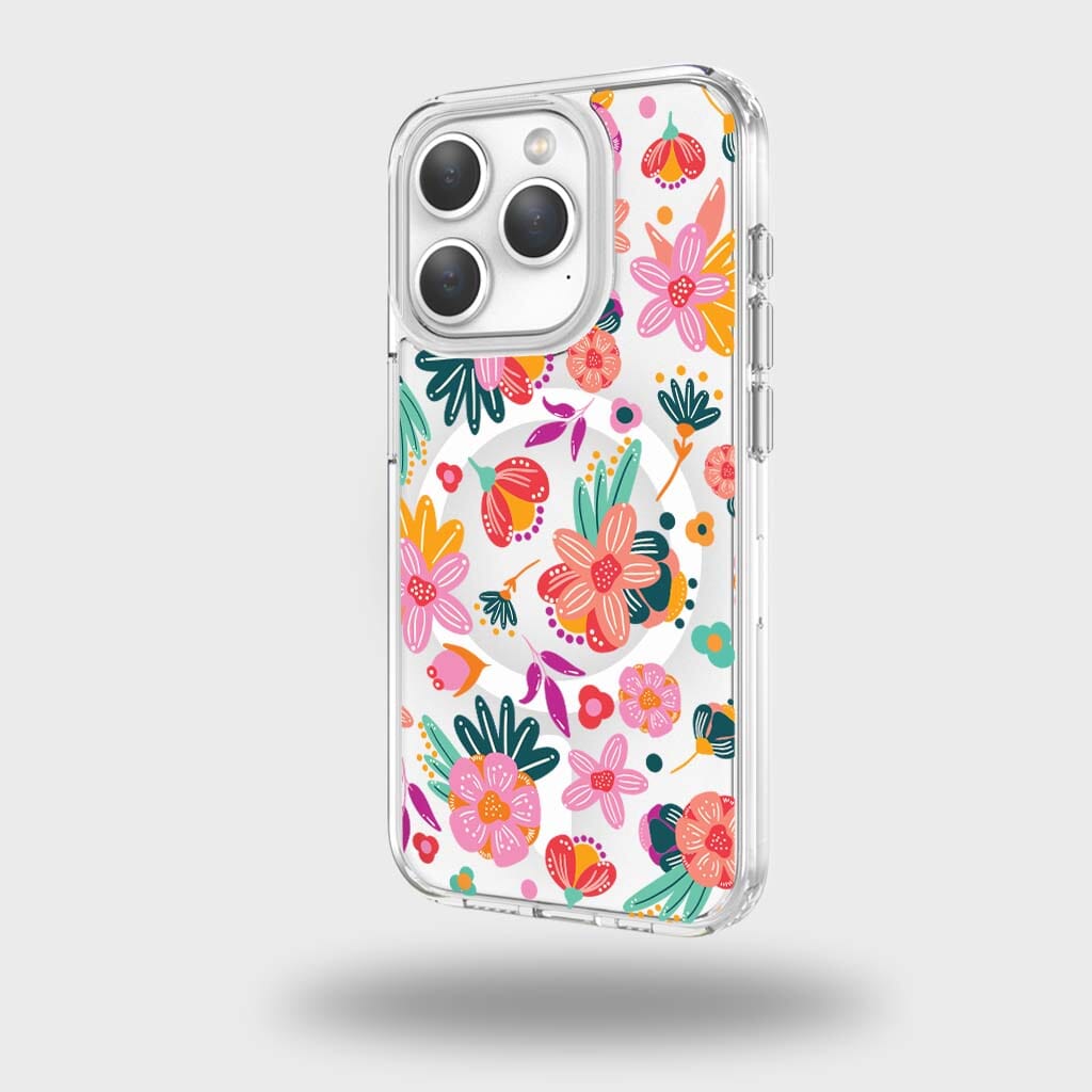 iPhone 15 Pro Case With MagSafe - Spring Flower