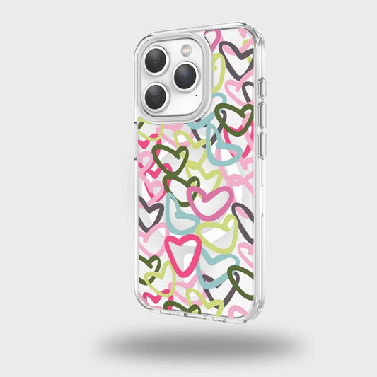 iPhone 15 Pro Clear Case - Graffiti Design