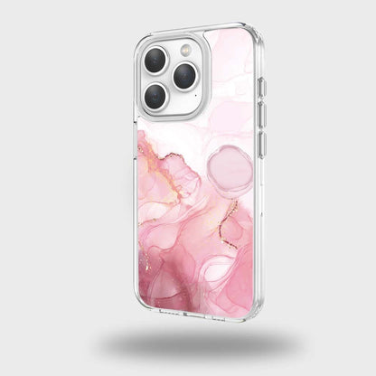 iPhone 15 Pro Case With MagSafe - Pink Marble