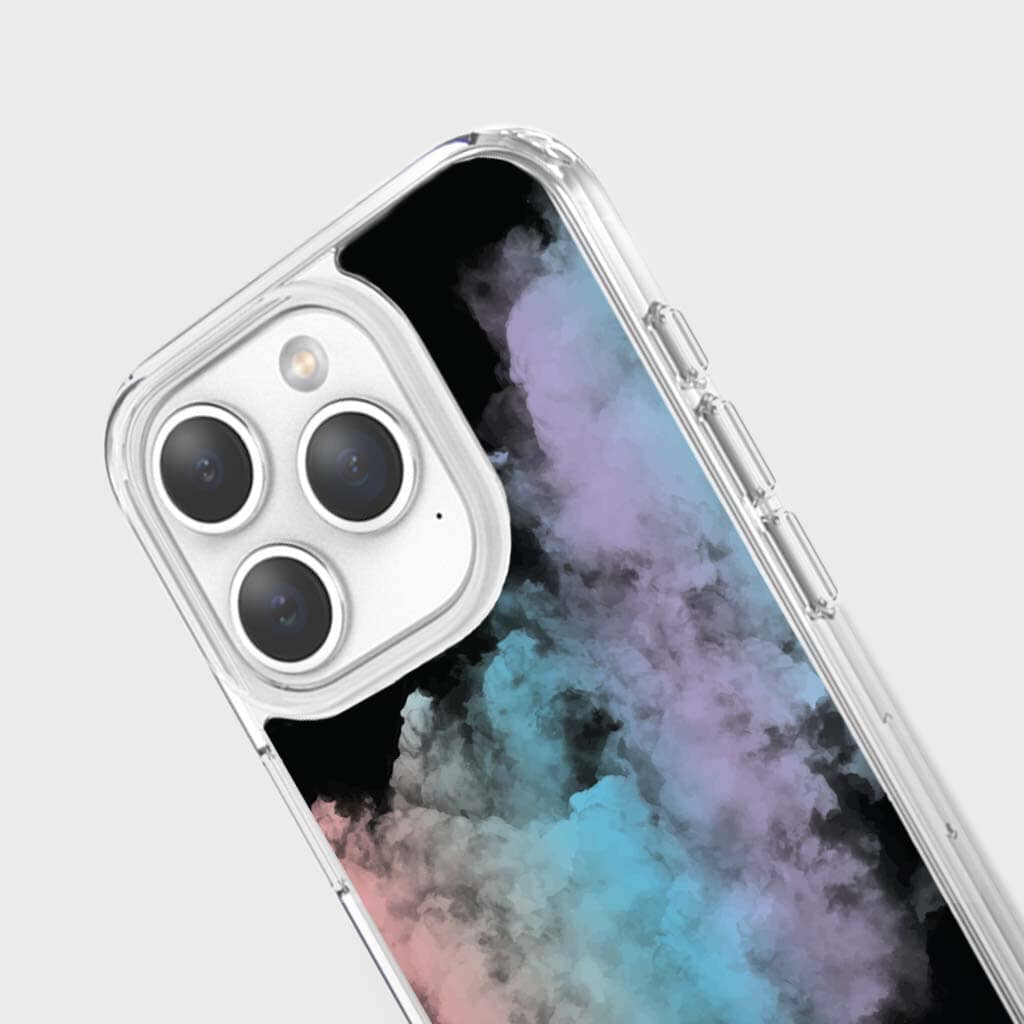 iPhone 15 Pro Max Case With MagSafe - Rainbow Cloud