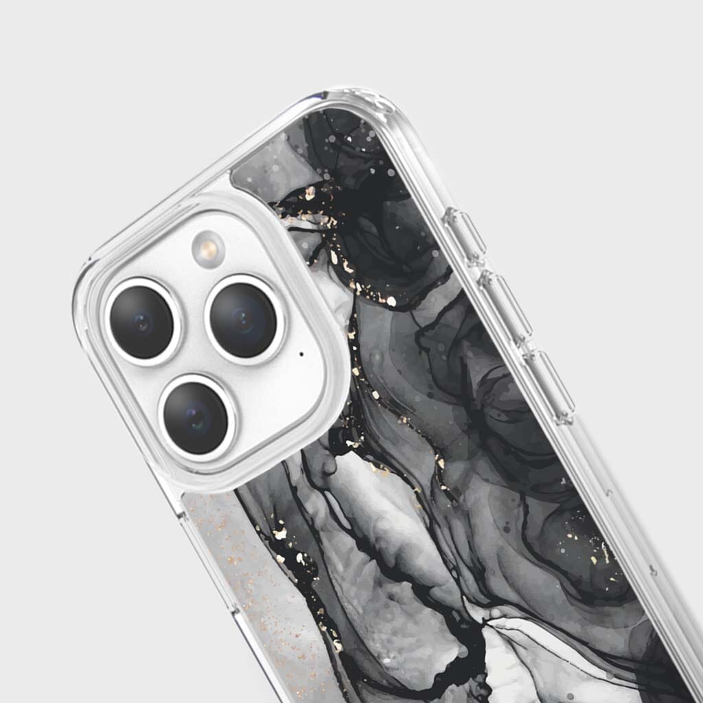 iPhone 15 Pro Max Case With MagSafe - Black Marble