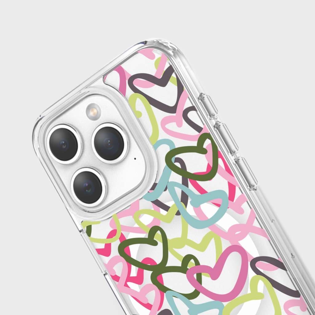 iPhone 15 Pro Max Clear Case - Graffiti Design