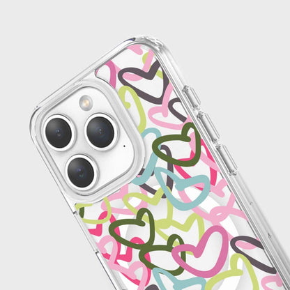 iPhone 15 Pro Max Clear Case - Graffiti Design