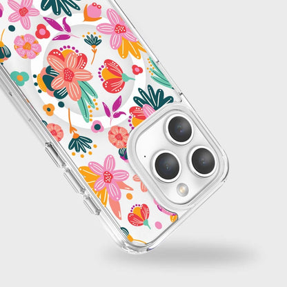 iPhone 15 Pro Case With MagSafe - Spring Flower