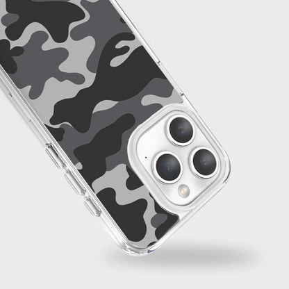 iPhone 15 Pro Case With MagSafe - Black Camo