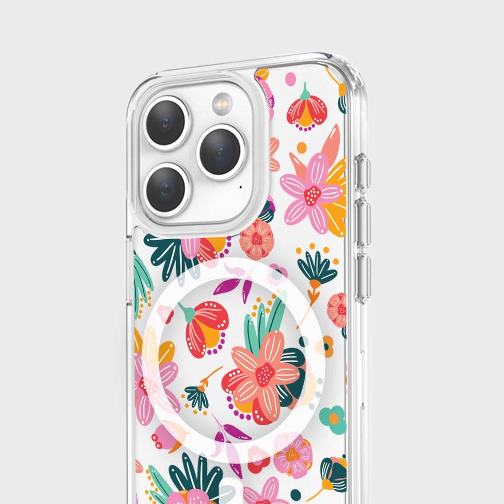 iPhone 15 Pro Case With MagSafe - Spring Flower