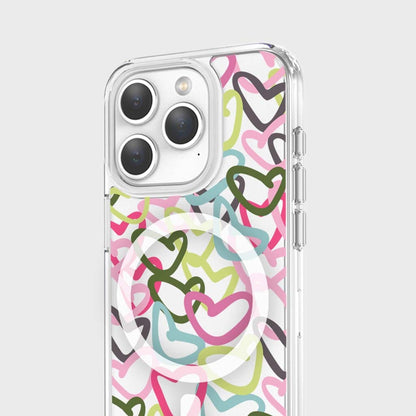 iPhone 15 Pro Max Clear Case - Graffiti Design