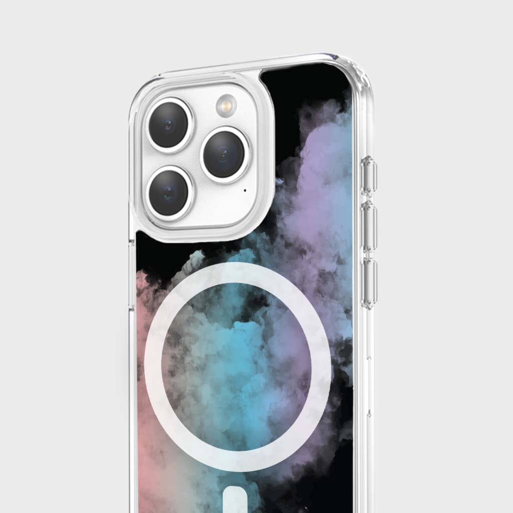 iPhone 15 Pro Max Case With MagSafe - Rainbow Cloud