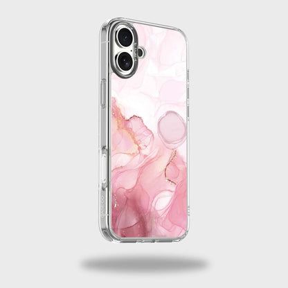 iPhone 16 Case With MagSafe - Pink Marble