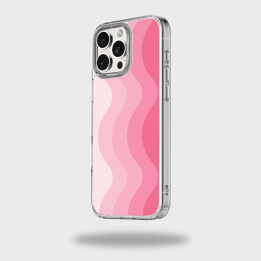 MagSafe iPhone 16 Pro Max Pink Wave Case