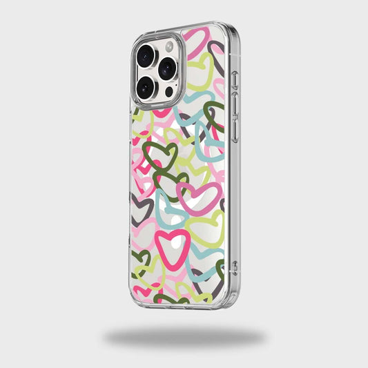 iPhone 16 Pro Clear Case - Graffiti Design