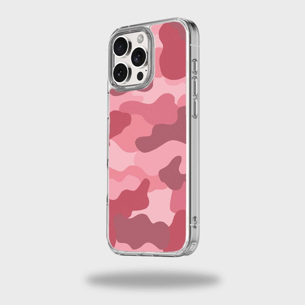 MagSafe iPhone 16 Pro Max Pink Camo Case