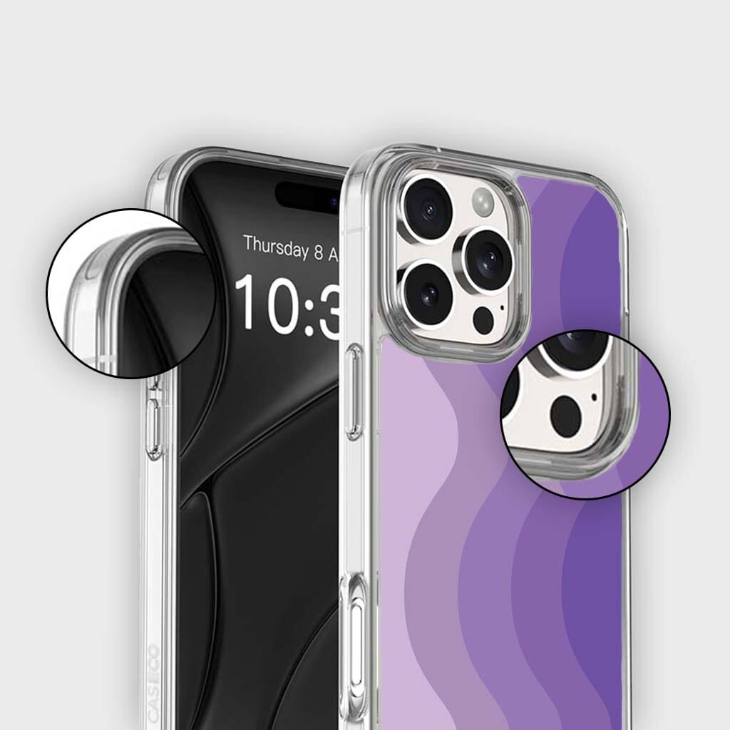 iPhone 16 Pro Case With MagSafe - Purple Wave